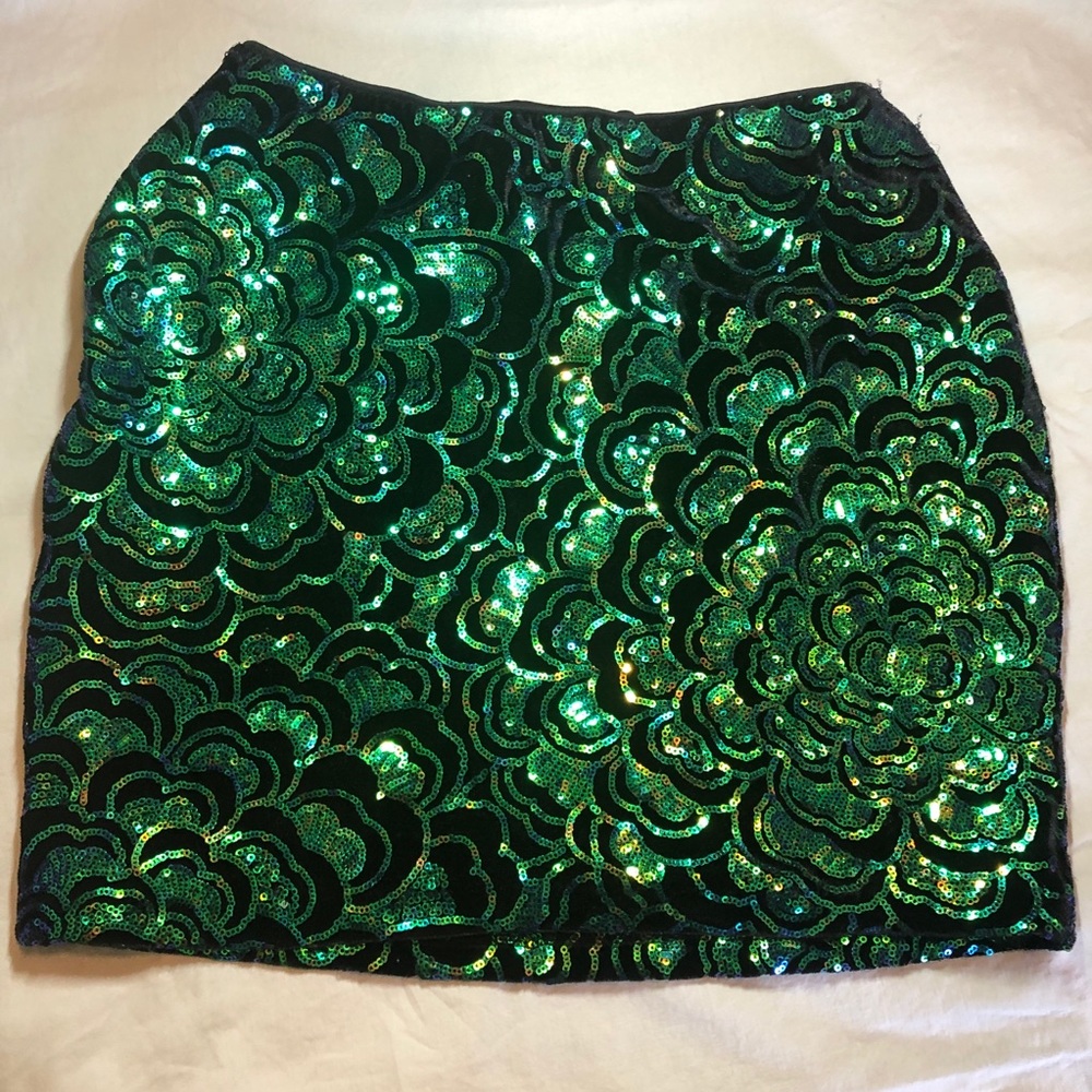 H&M sequins mini skirt